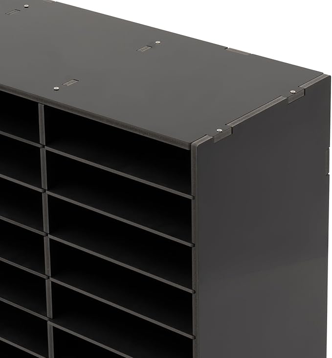 Literature Organizers 24/36Slots Mail Sorter Compartment Files Rack File - Image 4