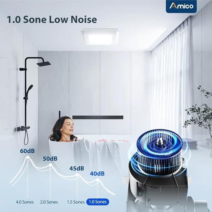 Amico Bathroom Exhaust Fan - Image 4
