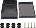 Project Box ABS Black Electrical Boxes IP67 Outdoor Waterproof Junction Box by Otdorpatio