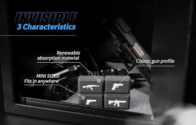 Silent Dry Renewable Small Gun Safe Dehumidifier Block, Rechargeable Portable - Image 5