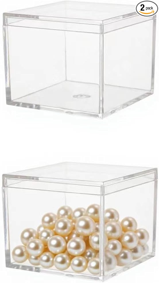KissYou Small Acrylic Box Clear Boxes by KissYou