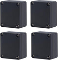 Project Box IP65 Waterproof Junction Box ABS Plastic Black Electrical Boxes DIY by Otdorpatio