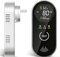 Plug-in CO Detector with LCD, 3-in-1 Monitors CO Temperature Humidity, 85dB by COCHYSCELA