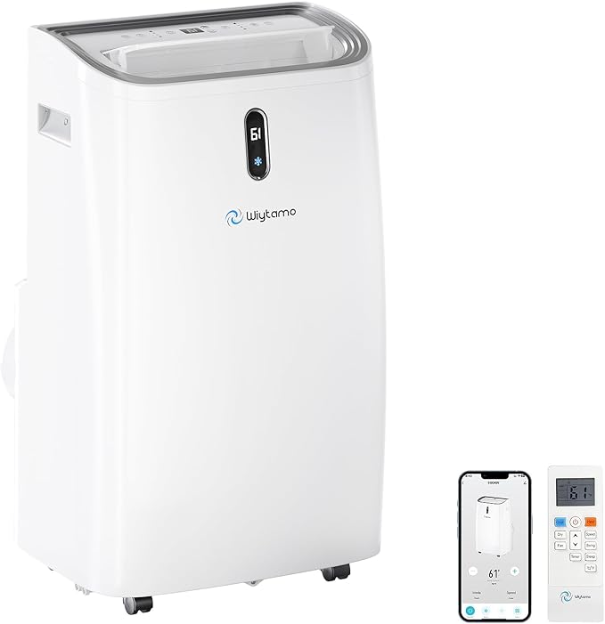 14, 000 BTU Portable Air Conditioners Cool Up to 700 Sq.Ft, Portable AC Unit by Wiytamo