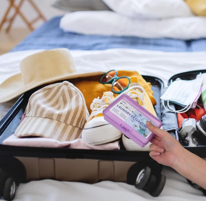 Laundry Detergent Sheets | Ultra-Portable | Travel Size | 32 Loads, 5-Second - Image 2