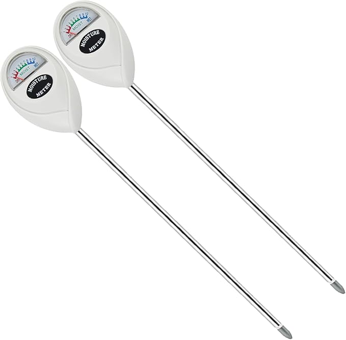 Soil Moisture Meter, 2 Pack Long Probe Soil Moisture Monitor by Censinda