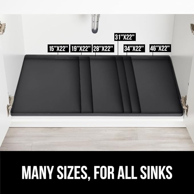 GORILLA GRIP Waterproof Silicone Under Sink Mat - Image 8