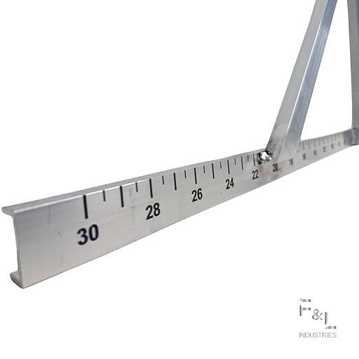 F&L Heavy-Duty Aluminum Square Duct Tool – Precision 90° Angle Cutting Guide - Image 5