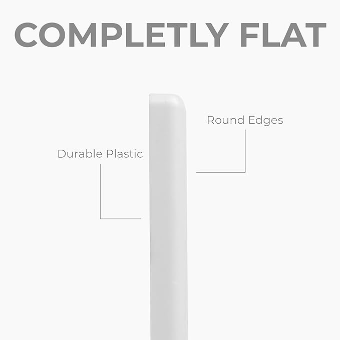 4" x 4" Square Air Vent Cover – White Plastic Vent Deflector - Image 5