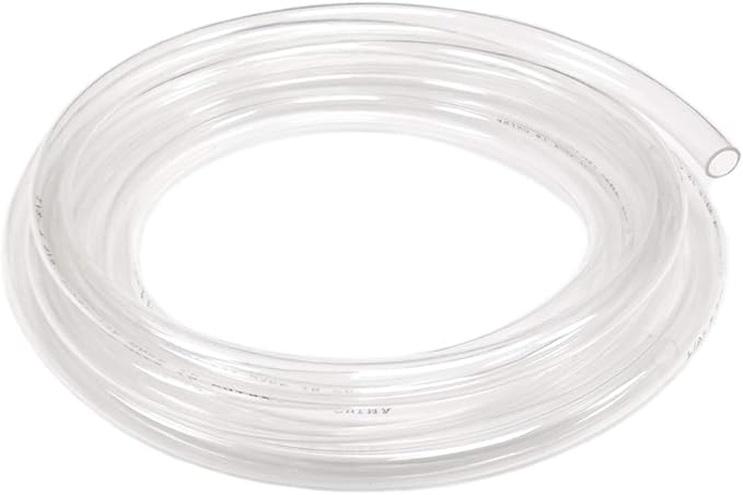 Eastrans 10ft x 1" ID Clear Vinyl Tubing, Flexible Hybrid PVC Tubing Hose by EASTRANS