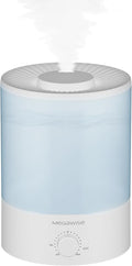 MegaWise Ultrasonic Cool Mist Humidifier | Quiet Operation, Top Fill, Auto by MEGAWISE