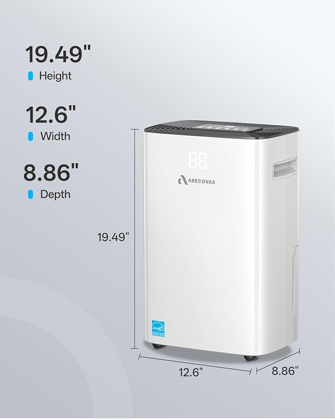 Dehumidifier for Basement, 52 Pints Dehumidifiers for Bedroom Bathroom Large - Image 9