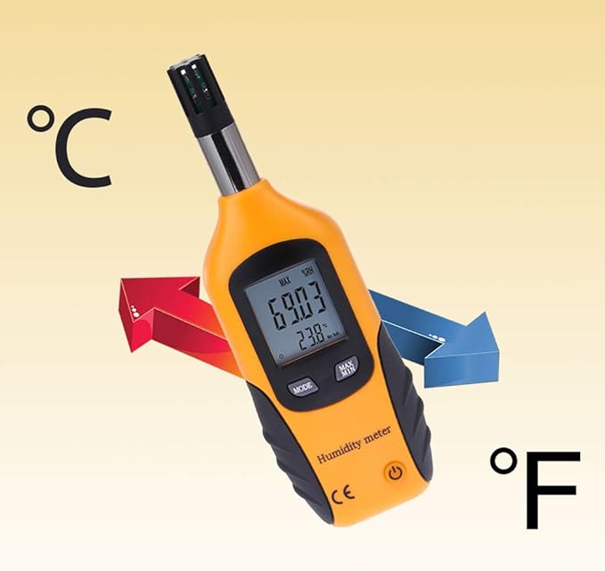 Lancoon Handheld Digital Temperature Humidity Meter, Professional Thermometer - Image 5