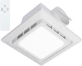 10" Bathroom Exhaust Fan with Light, 110 CFM Powerful 1.0 Sone Quiet Vent Fan by FocusonKitchenBathroom