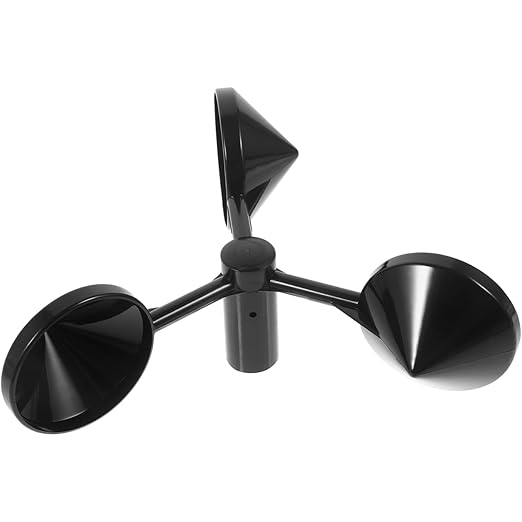 VANZACK Wind Direction Indicator 3-Cup Wind-Speed Sensor Anemometer Cover Air by VANZACK