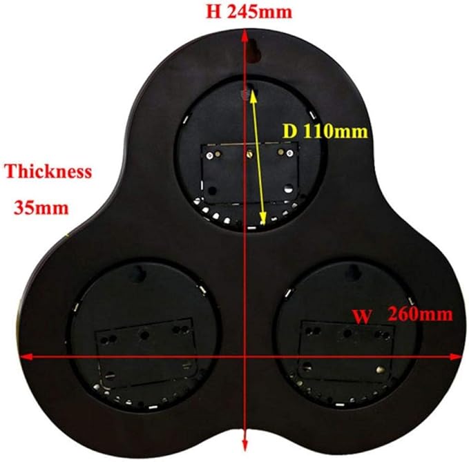 3-Piece Triangular Hygrometer Pressure Gauge Thermometer Barometer - Image 5