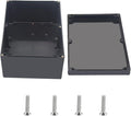 Outdoor Waterproof Junction Box IP67 Project Box ABS Black Electrical Boxes by Otdorpatio