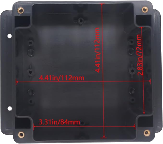 Project Box ABS Black Electrical Boxes IP65 Outdoor Waterproof Box Electronic - Image 3