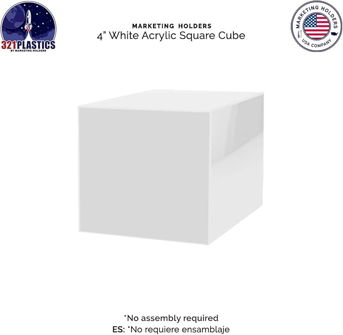 2 Pack 4" Acrylic Display Riser Box - Image 5