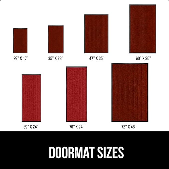 GORILLA GRIP Waterproof Traffic Guard Door Mat, 2 Pack Heavy Duty Entryway Mats - Image 6