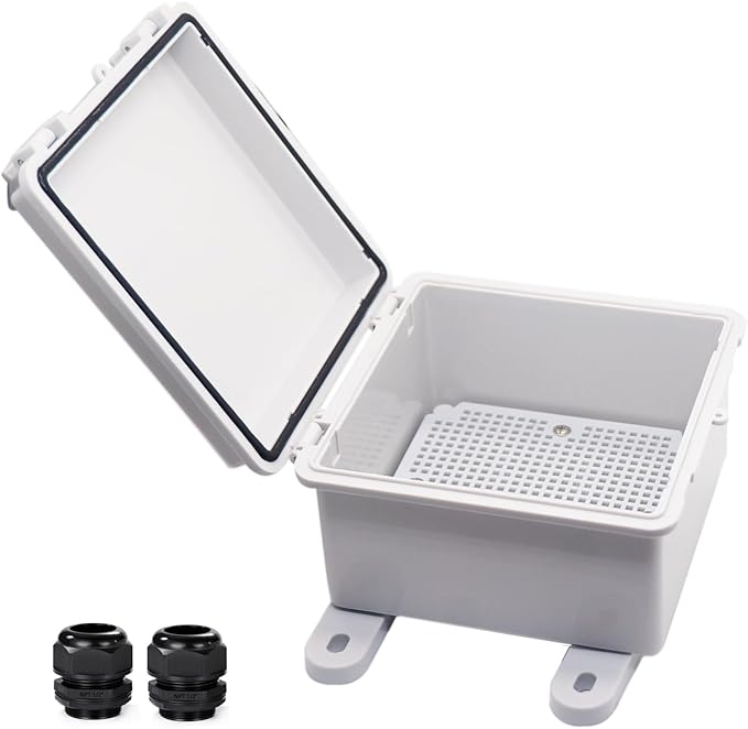 Waterproof Electrical Box Dustproof Junction Box Weatherproof IP67 ABS Plastic by YETLEBOX