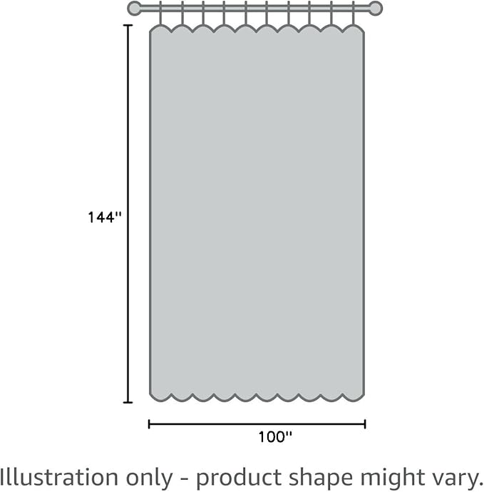 RYB HOME Extra Long Curtains Light Block Soundproof Privacy Blinds - Image 9