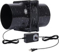 120mm 12V Exhaust Duct Fan Kit by AMCHIXIN