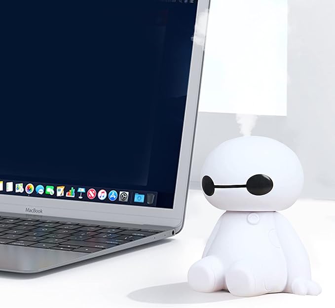 INVODA Small Humidifier Cool Mist Portable Desk USB Personal Mini Humidifiers - Image 5