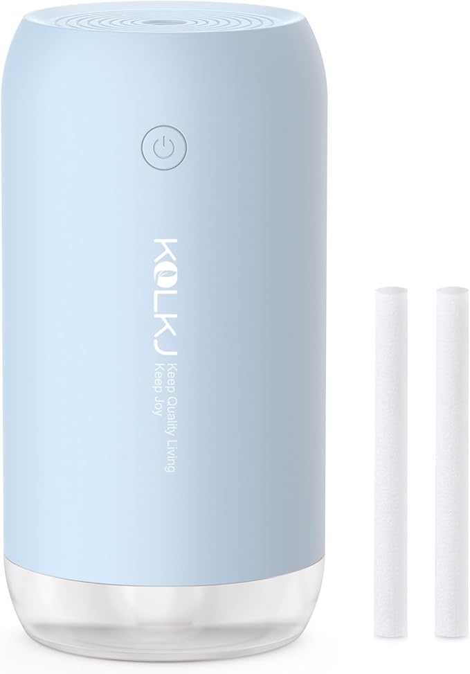 Portable Mini Humidifier, KQLKJ 350ml Small Cool Mist Humidifier, USB Personal by KQLKJ