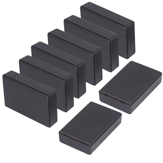 Zulkit 12Pcs Project Boxes ABS Plastic Electrical Project Case Power Junction by Zulkit