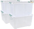 80 L Large Plastic Storage Bins by Xowine