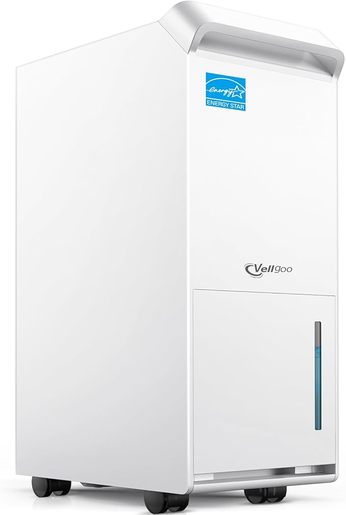 1800 Sq.Ft Most Efficient Energy Star 2025 Dehumidifier, Vellgoo Max 34 Pint/D by Vellgoo