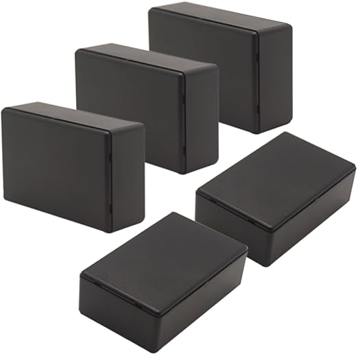 Zulkit 5Pcs Project Boxes ABS Plastic Electrical Project Case Power Junction by Zulkit