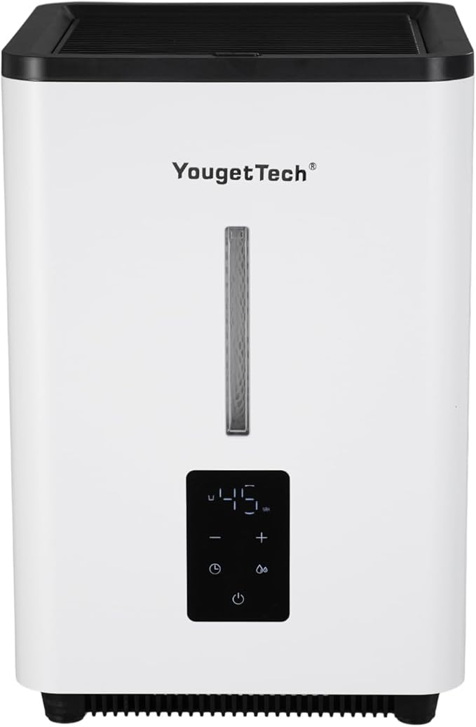 Evaporative Humidifiers for Bedroom Large Room|1.55Gallons|20W evaporative cool by YougetTech