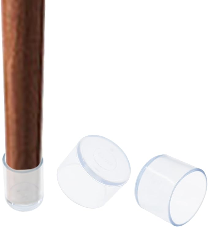 Round Chair Leg Caps, PVC Furniture Feet Covers, TTZEZE Transparent Round Floor - Image 6