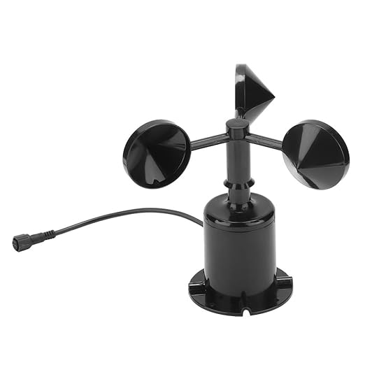 Yosoo Anemometer, 0-70M/S Wind Speed Meter Sensor, Pulse Type, Three Cups - Image 5