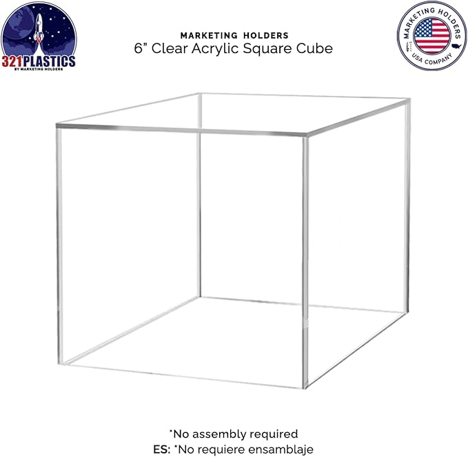 6" Clear Acrylic Display Box - Image 6