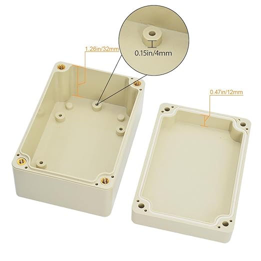 LeMotech Waterproof Dustproof IP65 ABS Plastic Junction Box Universal Electric - Image 4