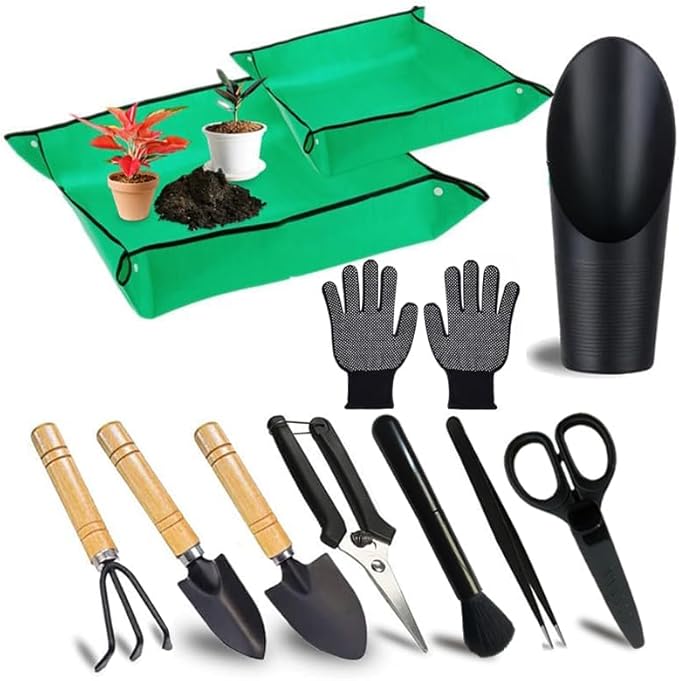 WNJ Plant Repotting Mat for Garden, Foldable Indoor Plant Mat, Portable Mini by WNJ