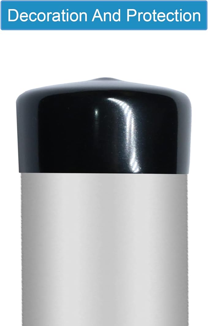 Acocony 2 1/2 Inch Rubber Cap Round 2.5 Inch Rubber End Caps PVC Flexible - Image 5