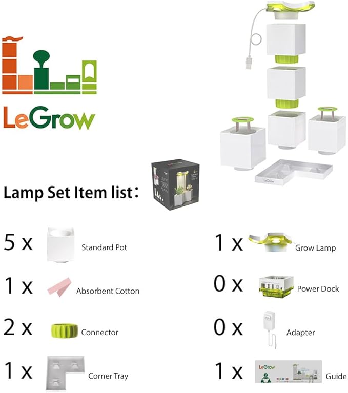 LeGrow Indoor Planter with LED Grow Light, Automatic 12 Hours Timer, 7 Days - Image 7