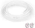 1/4’’ ID × 3/8’’ OD - 25 ft Clear Plastic Vinyl Tubing by ProfessionalBrand