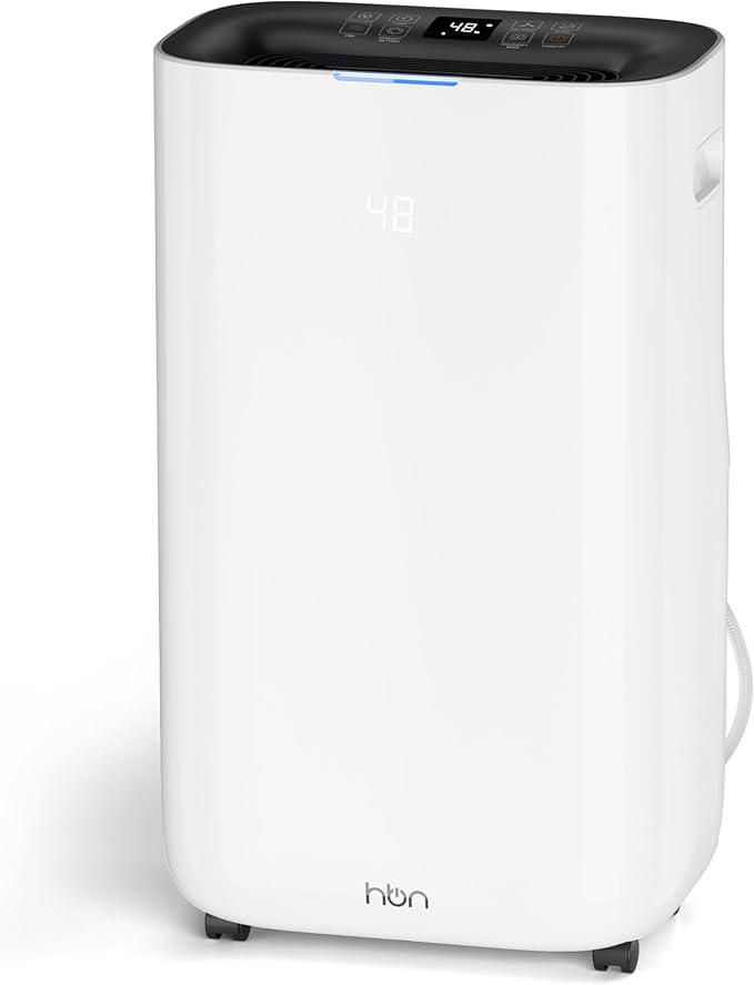 4500 Sq.Ft Dehumidifier for Basement and Large Rooms Max 80 Pint/Day by HBN