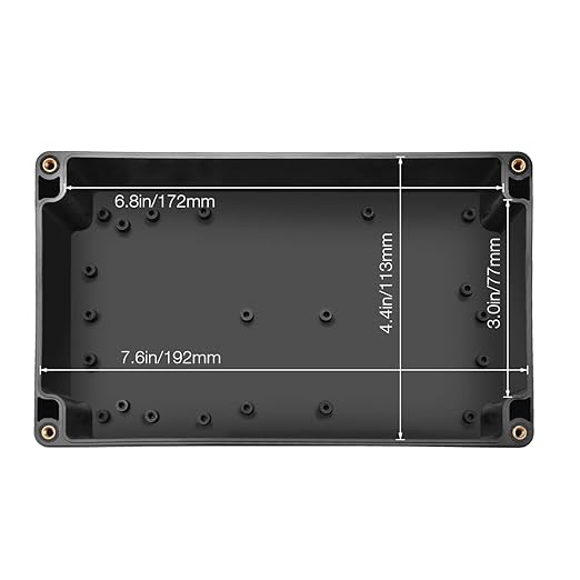 Waterproof Electronic ABS Plastic Junction Project Box Enclosure 200mm by 120mm - Image 6