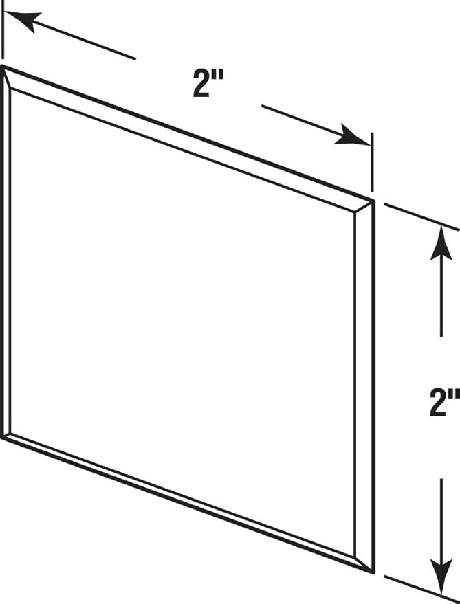 Prime-Line MP10867 Wall Protector, 2 In. x 2 In. Squares, Rigid Vinyl - Image 2