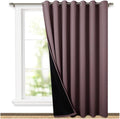 NICETOWN Total Shade Patio Door Curtain, Heavy-Duty Full Light Shading Sliding by NICETOWN