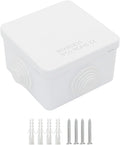 LeMotech Junction Box, ABS Plastic IP55 Water Resistant and Dustproof, by LeMotech