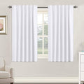 H.VERSAILTEX White Curtains Thermal Insulated Window Treatment Panels Room by HVERSAILTEX