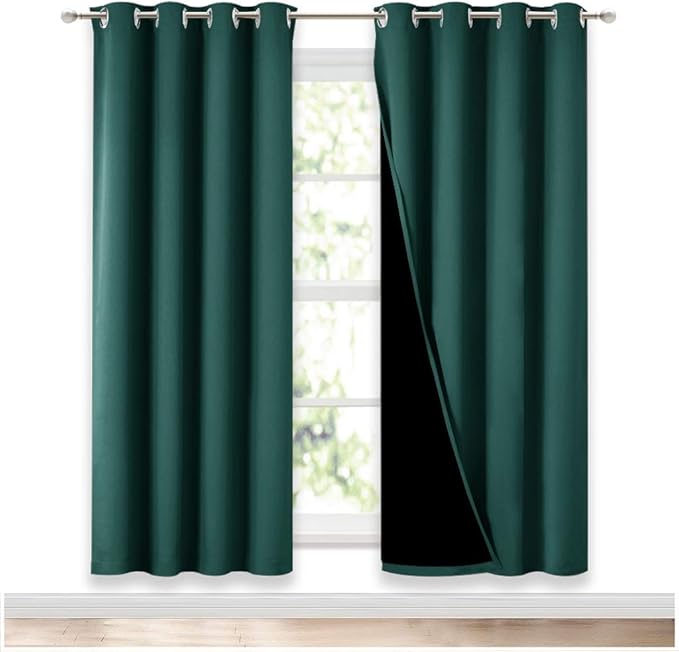 NICETOWN Full Shade Curtain Panel, Energy Smart & Noise Blocking Out Blackout by NICETOWN