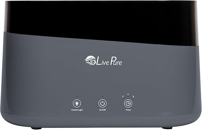 LivePure LP300HUM Aqua Flame Cool Mist Humidifier – Small Ultrasonic Plant - Image 9